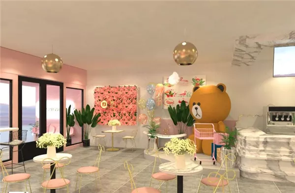 咖啡奶茶店-6口倍电共享充电宝